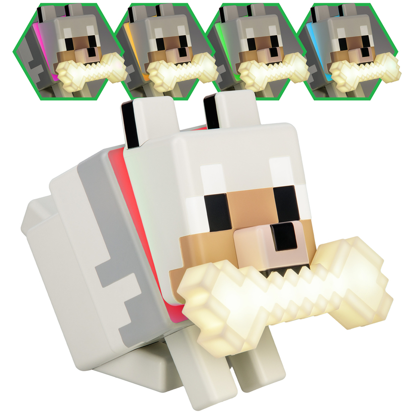 Minecraft Wolf Glowbuddies Light