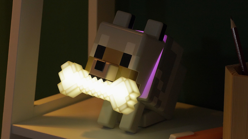 Minecraft Wolf Glowbuddies Light