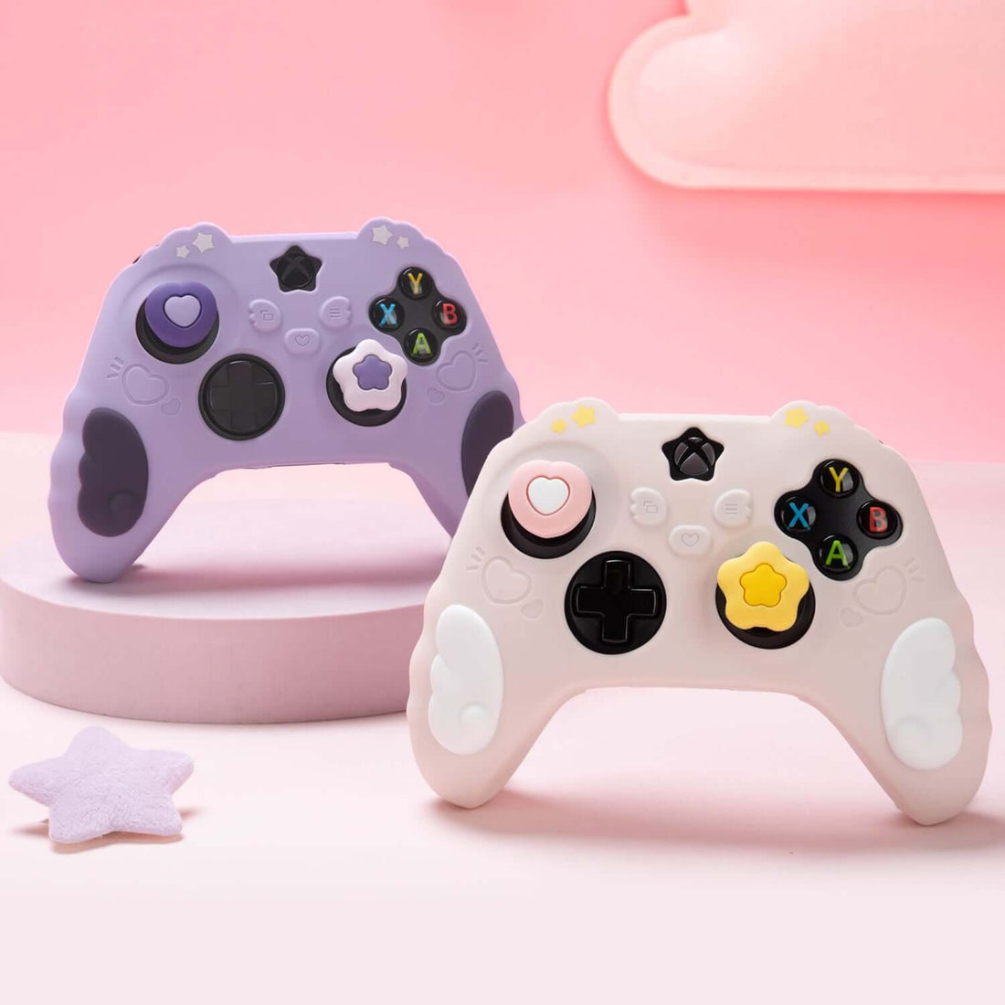 Xbox Series X|S-controller Star Wings Lilla Silikone Skin