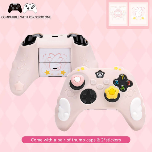 Xbox Series X|S-controller Star Wings Lyserødt Silikone Skin