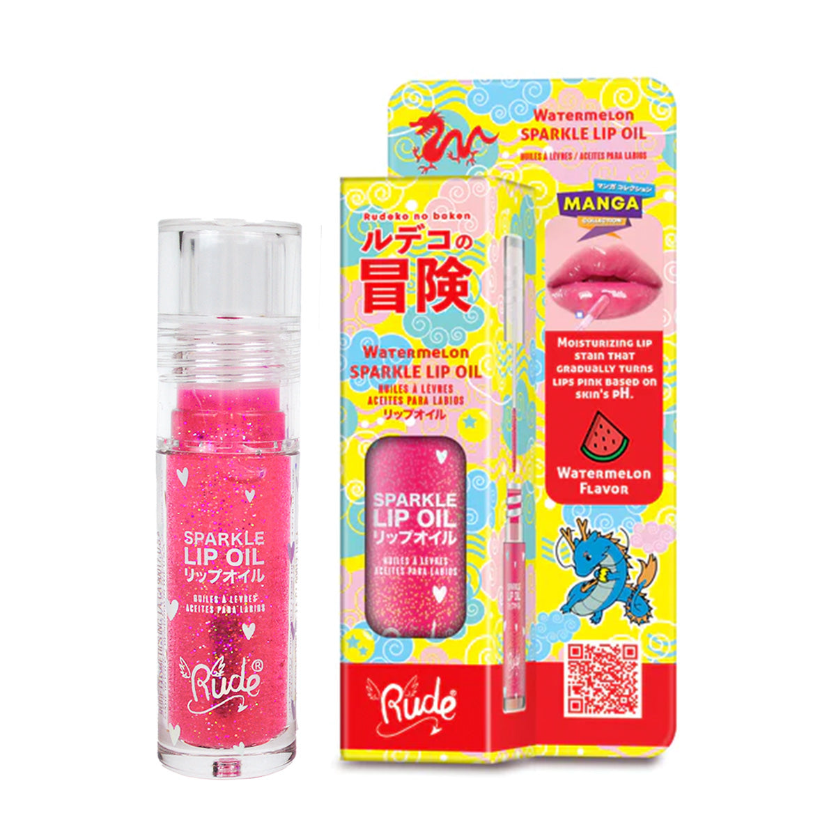 Manga Sparkle Lip Oil - pH Matching